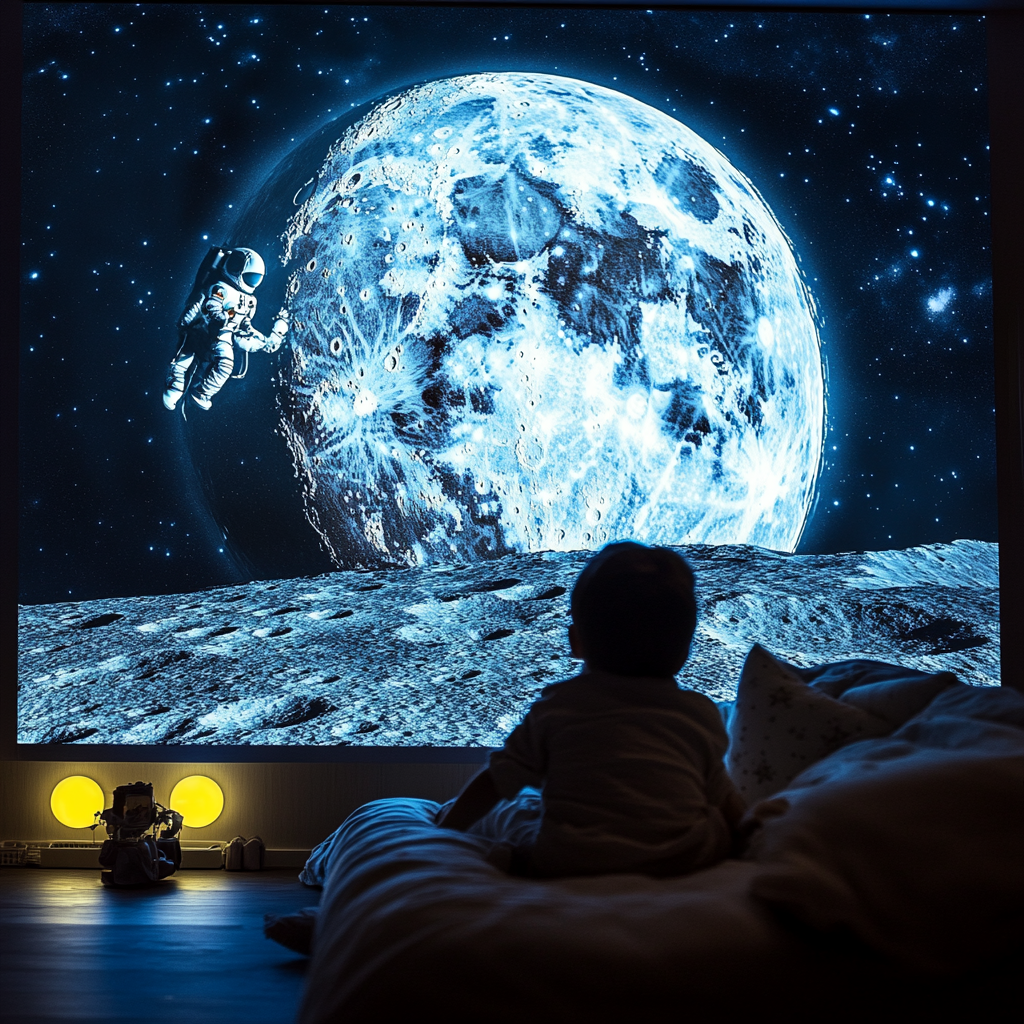 Twelvetooo 3D Projector - Transform Your Child's Room into a Space Adventure