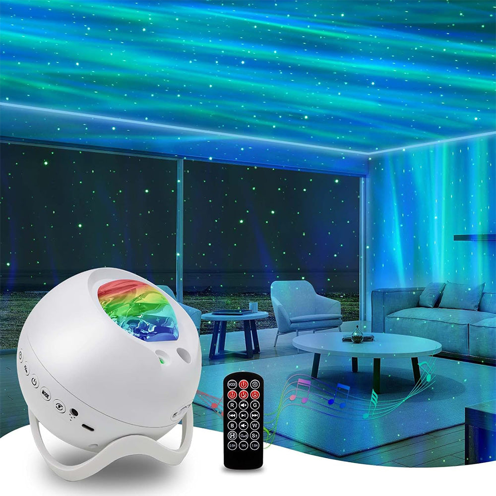 Aurora Projection Lamp with Remote Control – Perfect for Relaxing or Parties