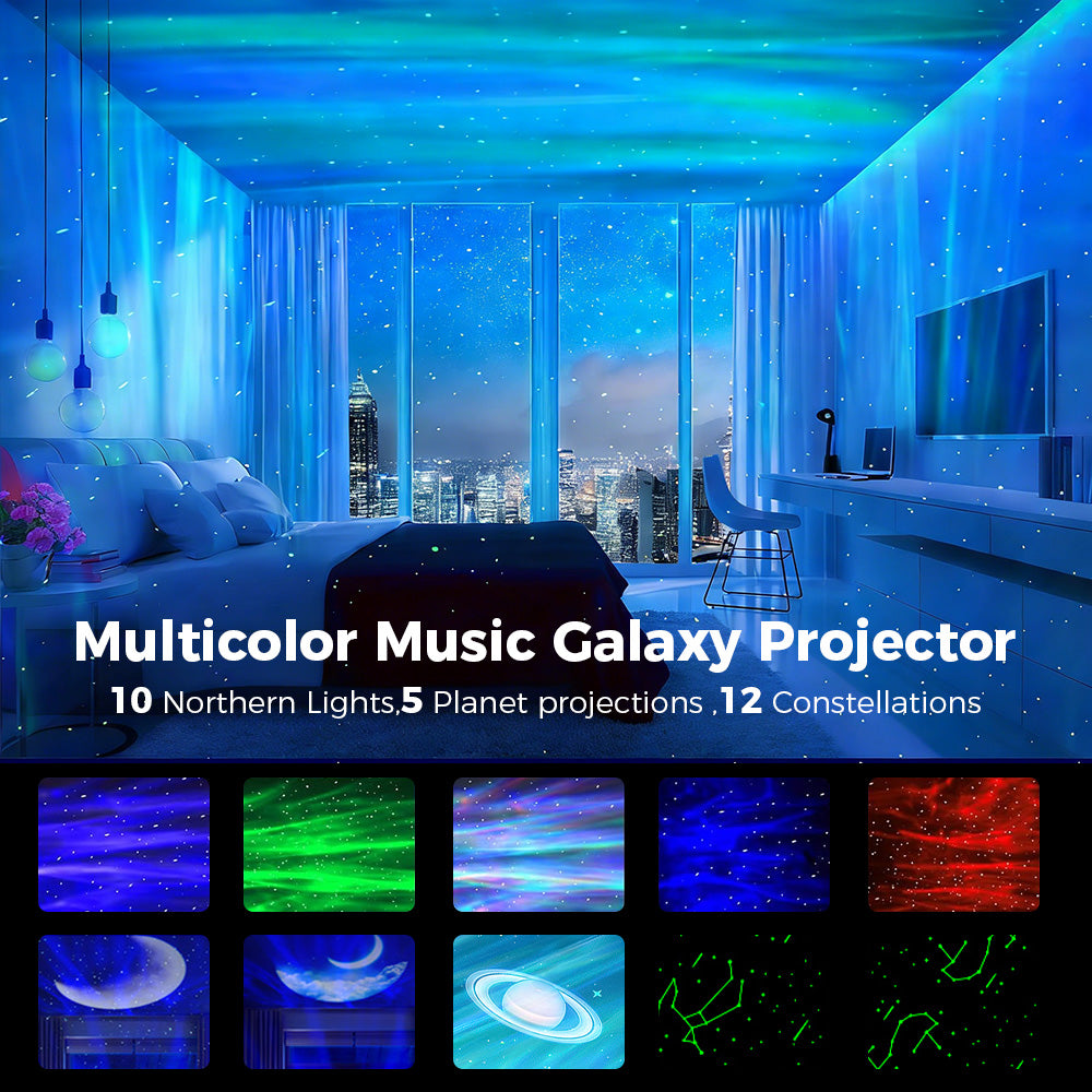 12 Constellation Aurora Projector