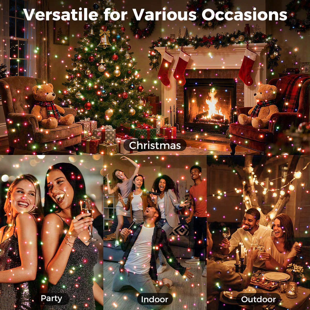 Outdoor Christmas Projector Lights