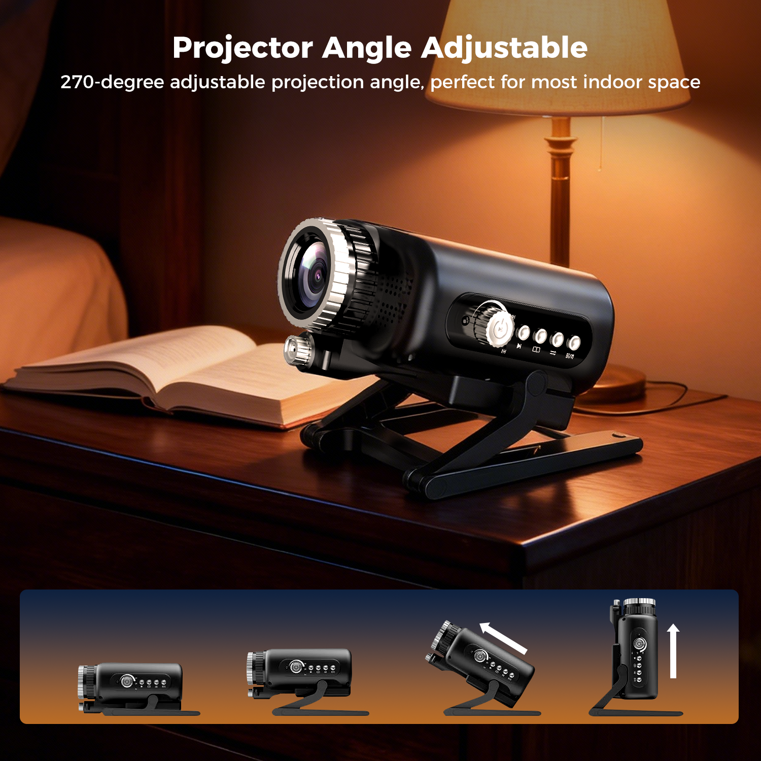 3D Galaxy Star Projector with White Noise & Bluetooth Speaker