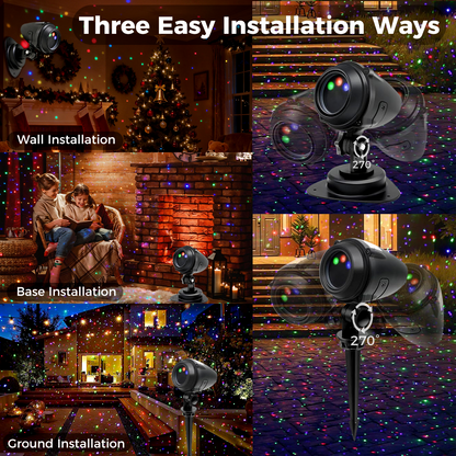 Outdoor Christmas Projector Lights