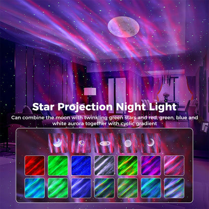 Aurora Projection Lamp with Remote Control – Perfect for Relaxing or Parties