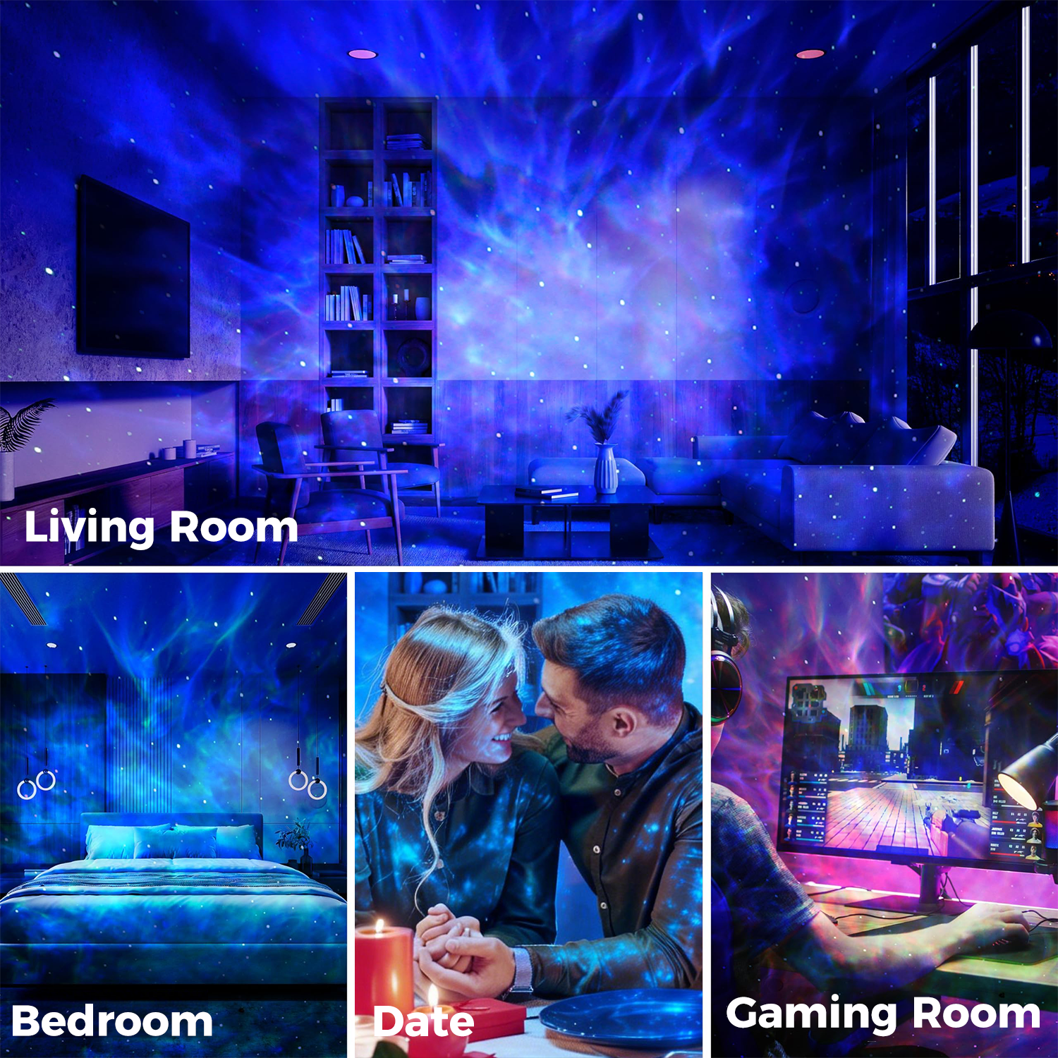 Astronaut Galaxy Projector with Timer and Remote