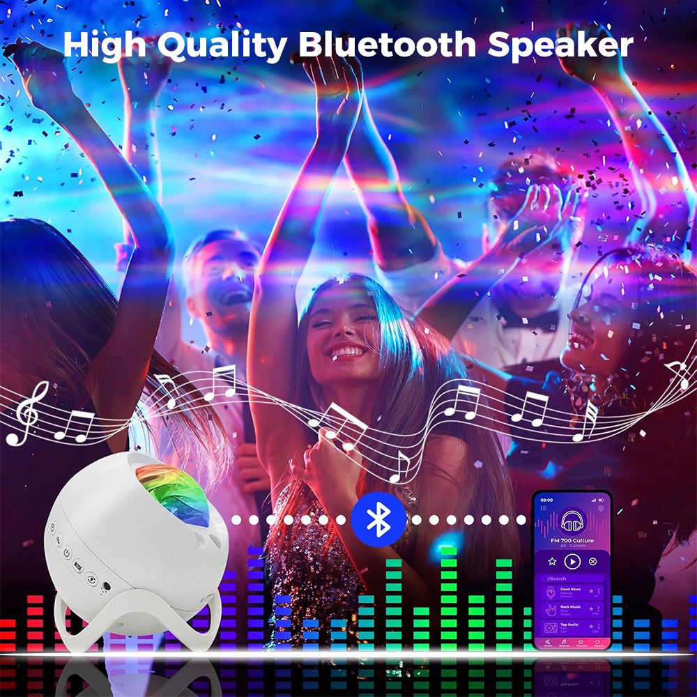 Aurora Projection Lamp with Remote Control – Perfect for Relaxing or Parties