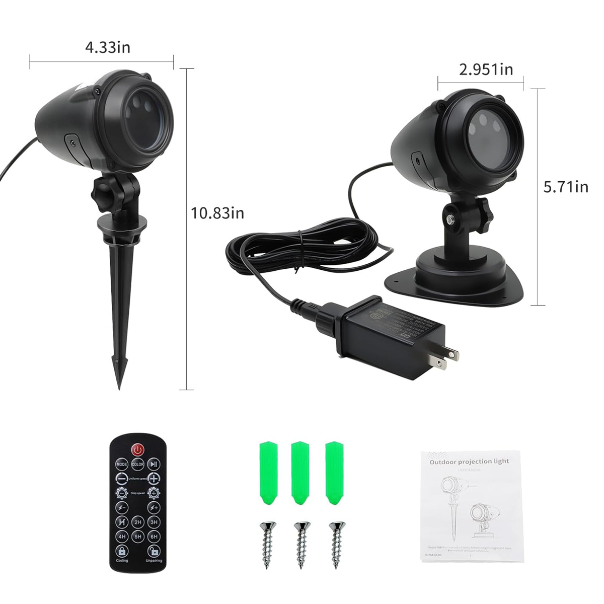 Outdoor Christmas Projector Lights